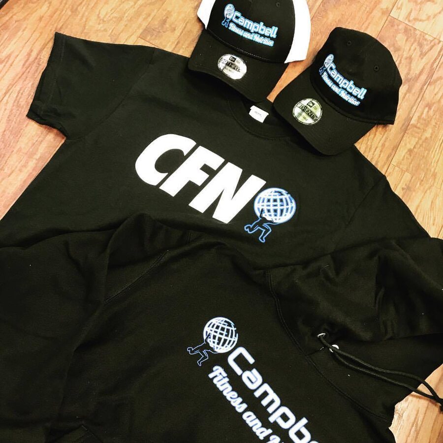 Campbell Fitness shirts and caps